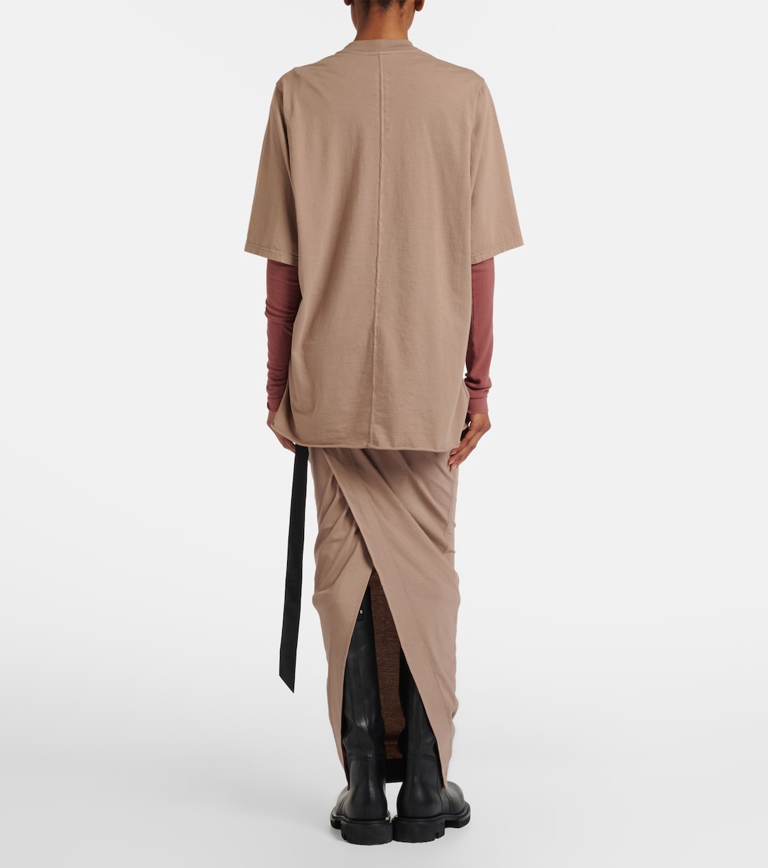 Cotton jersey maxi skirt | Rick Owens