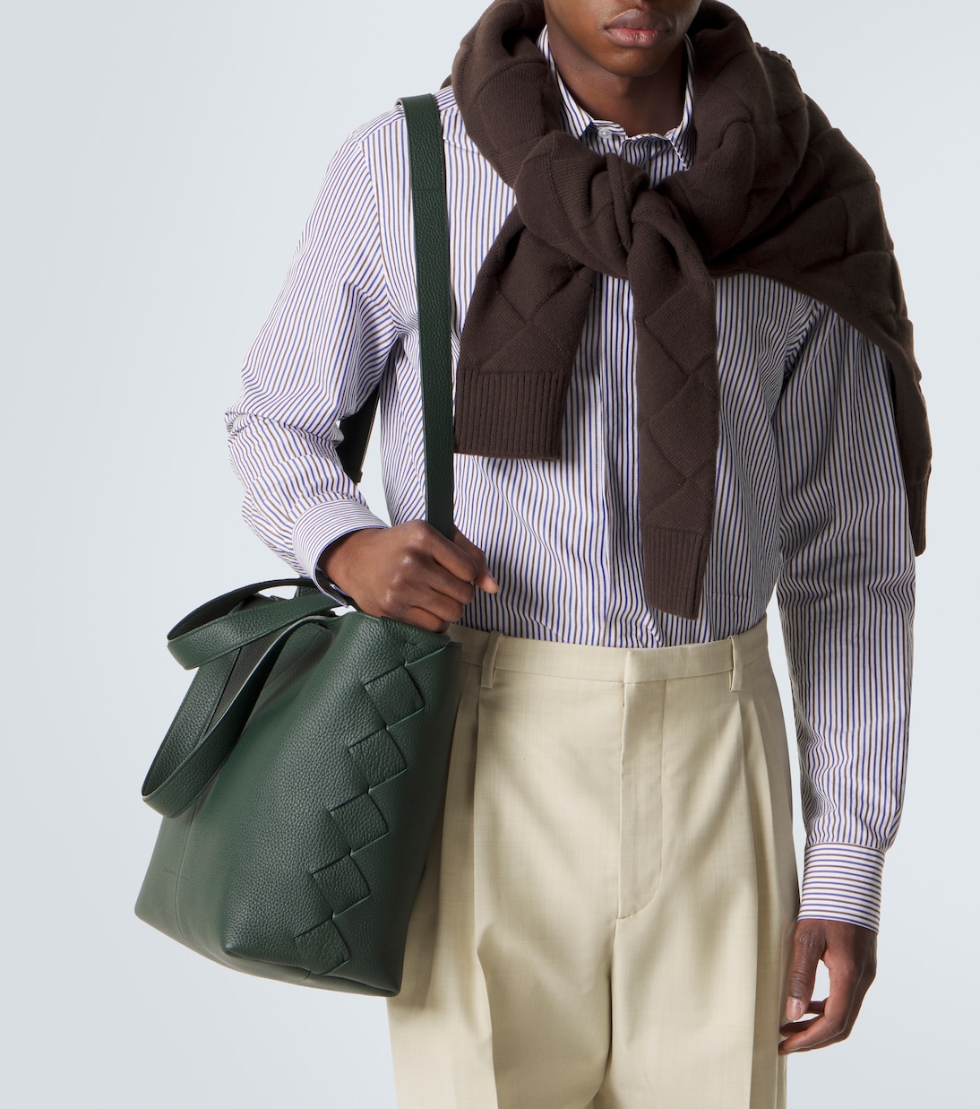 Diago Intreccio leather tote bag | Bottega Veneta
