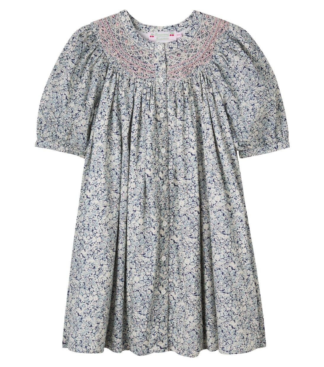 Robe Ladwiga en coton à fleurs | Bonpoint