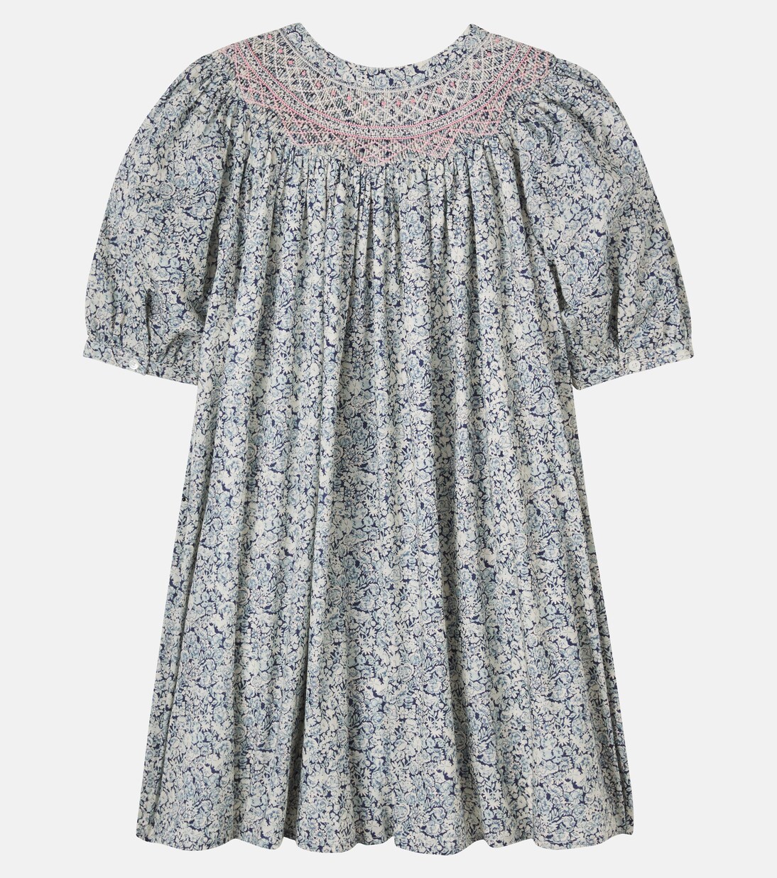 Robe Ladwiga en coton à fleurs | Bonpoint