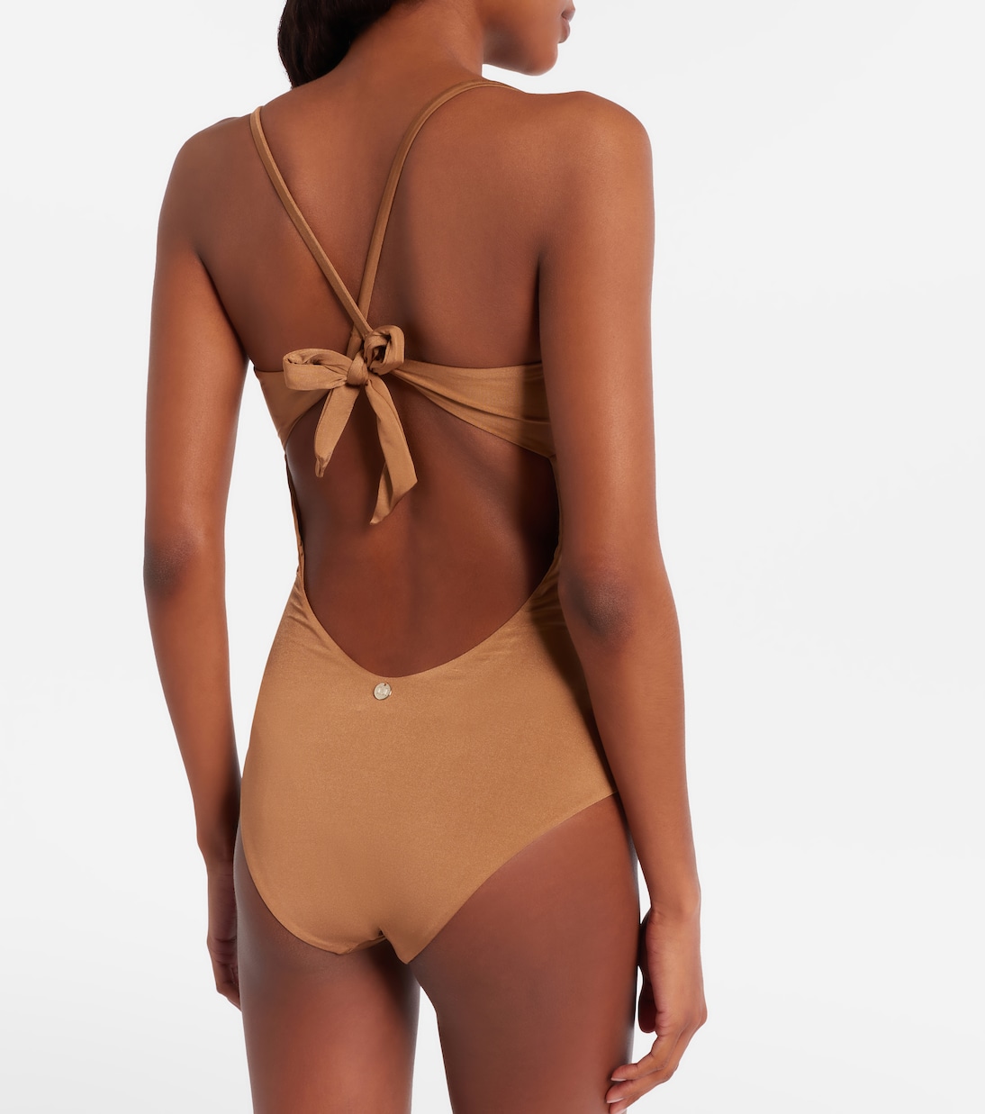 Curva ruched halterneck swimsuit | Max Mara