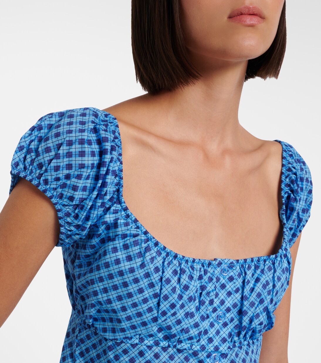 Millie plaid cotton top | Montce