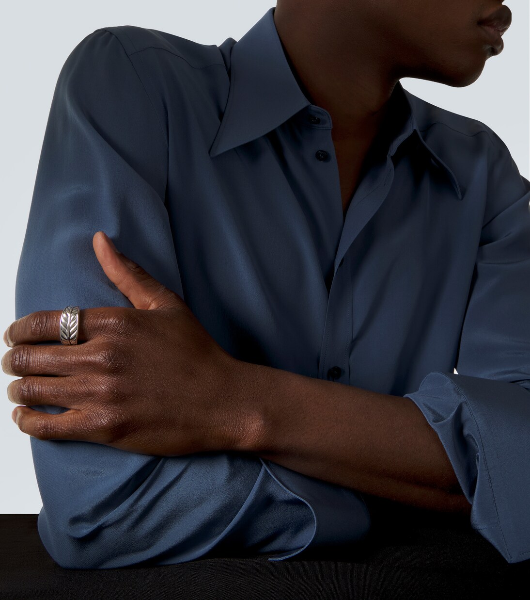 Ring Chevron aus Sterlingsilber | David Yurman