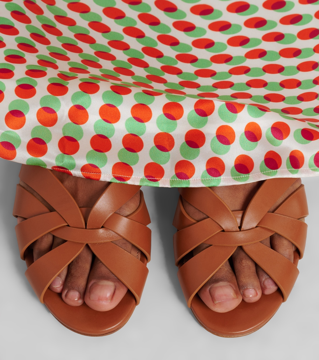 Copacabana皮革凉拖鞋 | Aquazzura