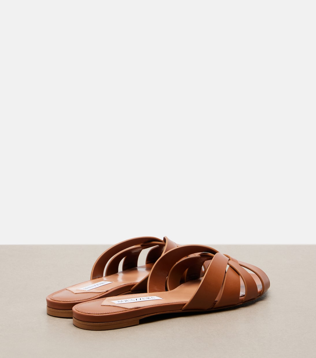 Copacabana皮革凉拖鞋 | Aquazzura