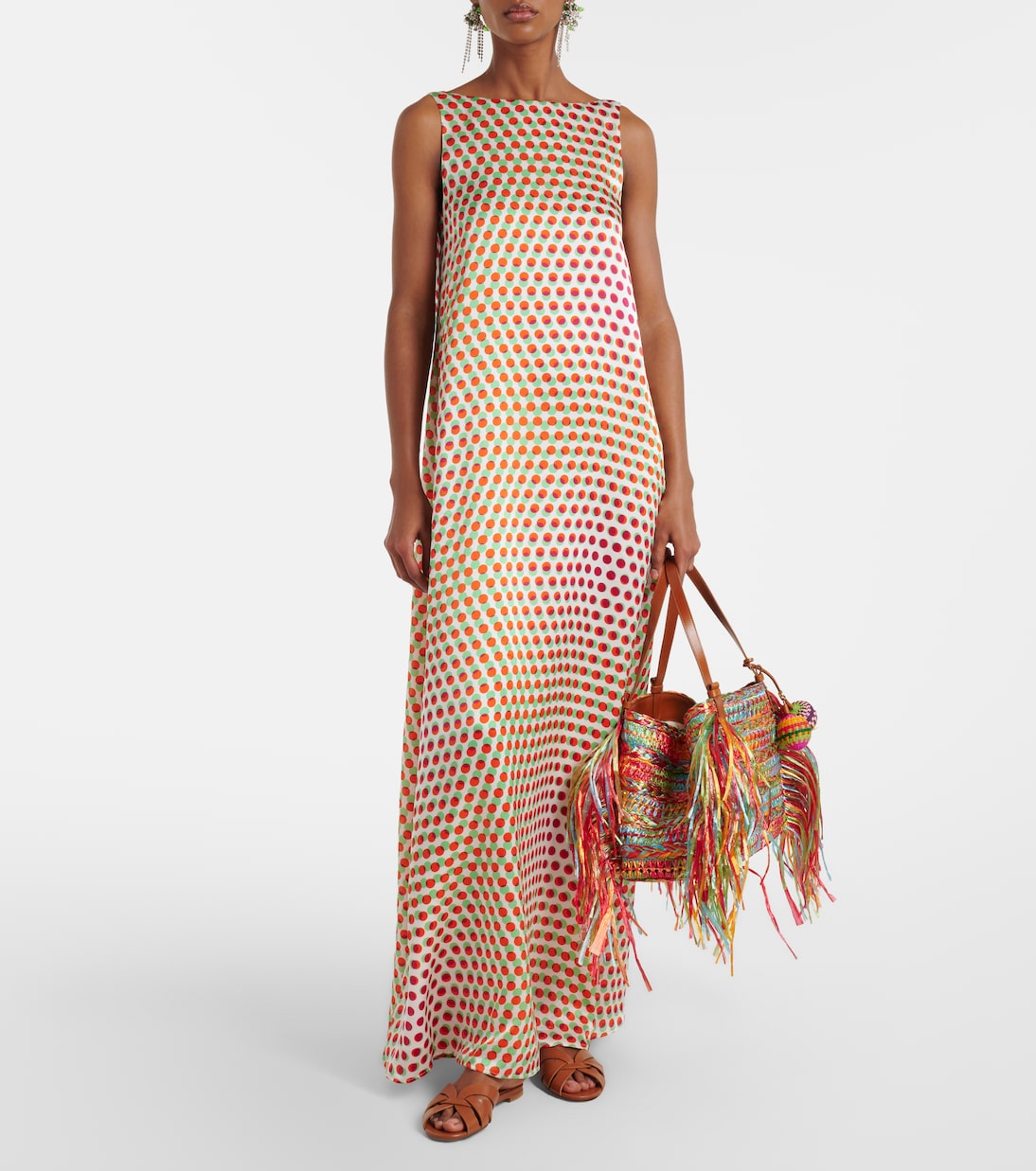 Copacabana皮革凉拖鞋 | Aquazzura