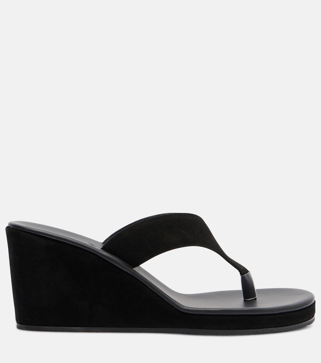 Charys suede wedge thong sandals | Ancient Greek Sandals