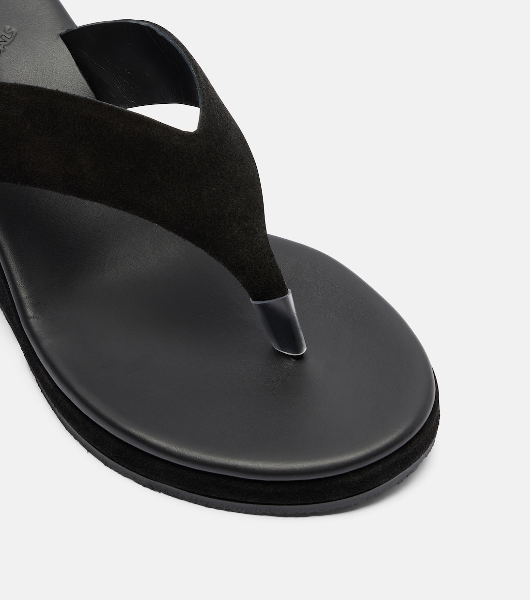 Charys suede wedge thong sandals | Ancient Greek Sandals