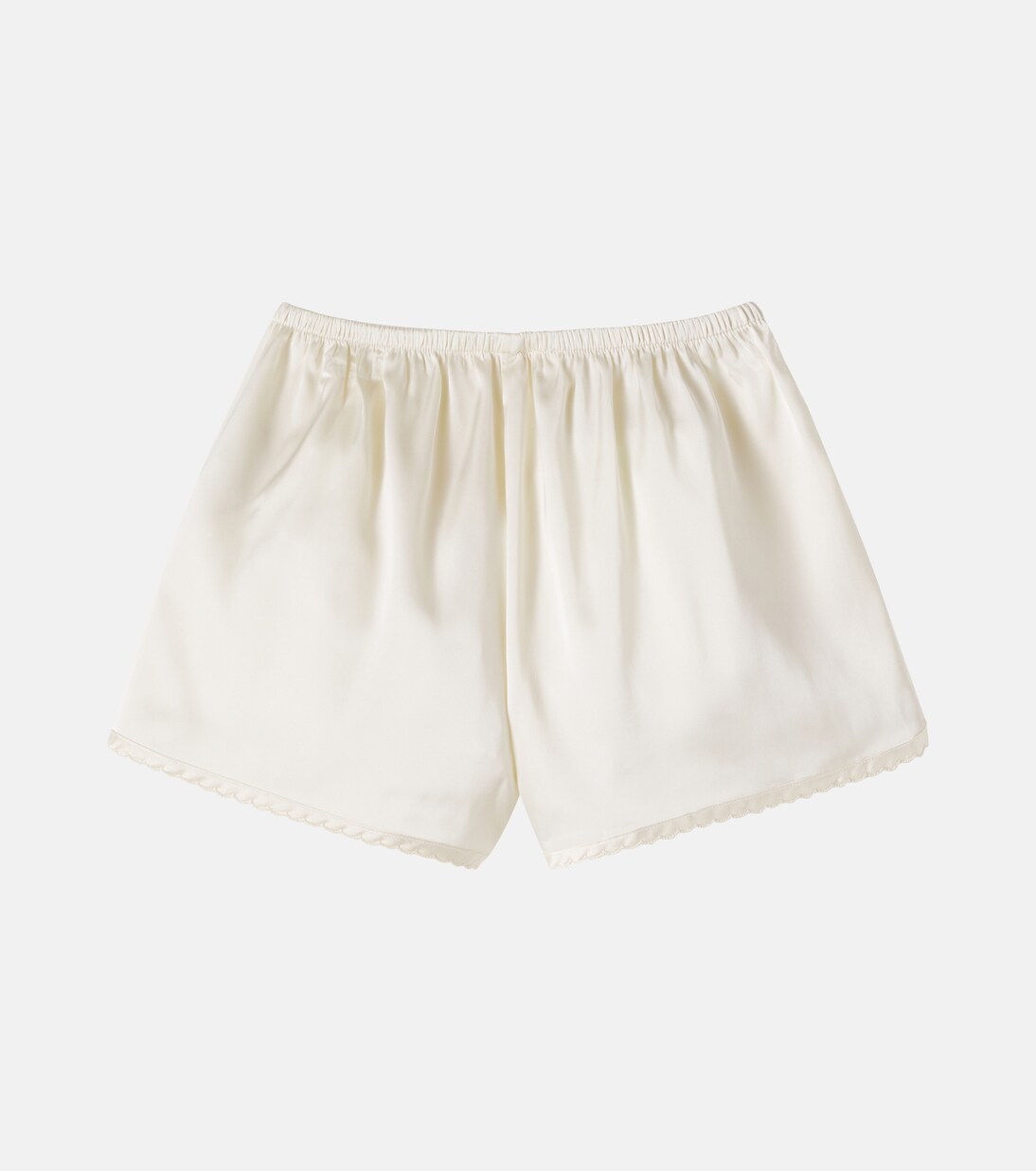 Sheeny embroidered scalloped shorts | Konges Sløjd