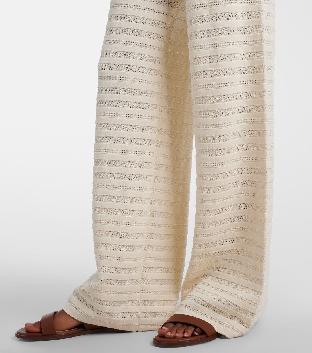 Weite Hose Tanya aus Pointelle-Strick | Faithfull