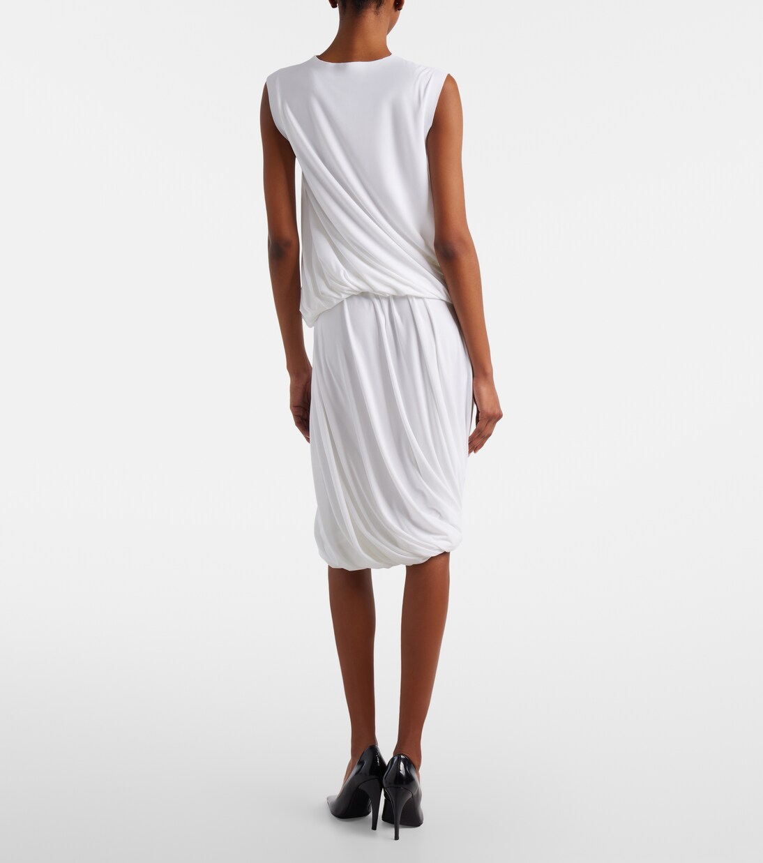 Midirock Twist aus Jersey | Norma Kamali