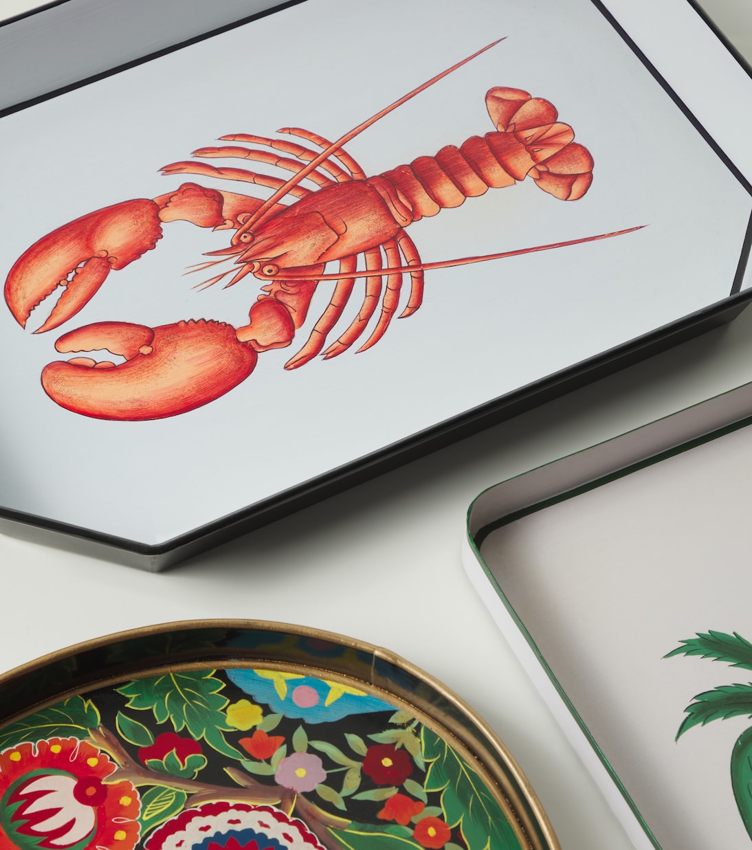 Lacquered metal decorative tray | Les-Ottomans