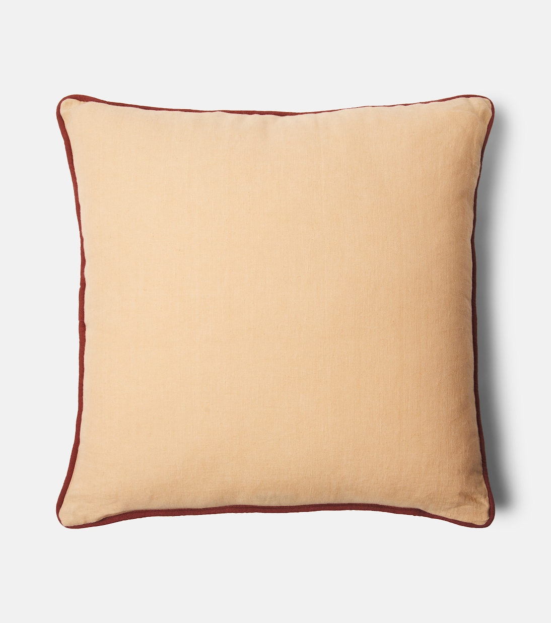 Embroidered cotton velvet cushion | Les-Ottomans