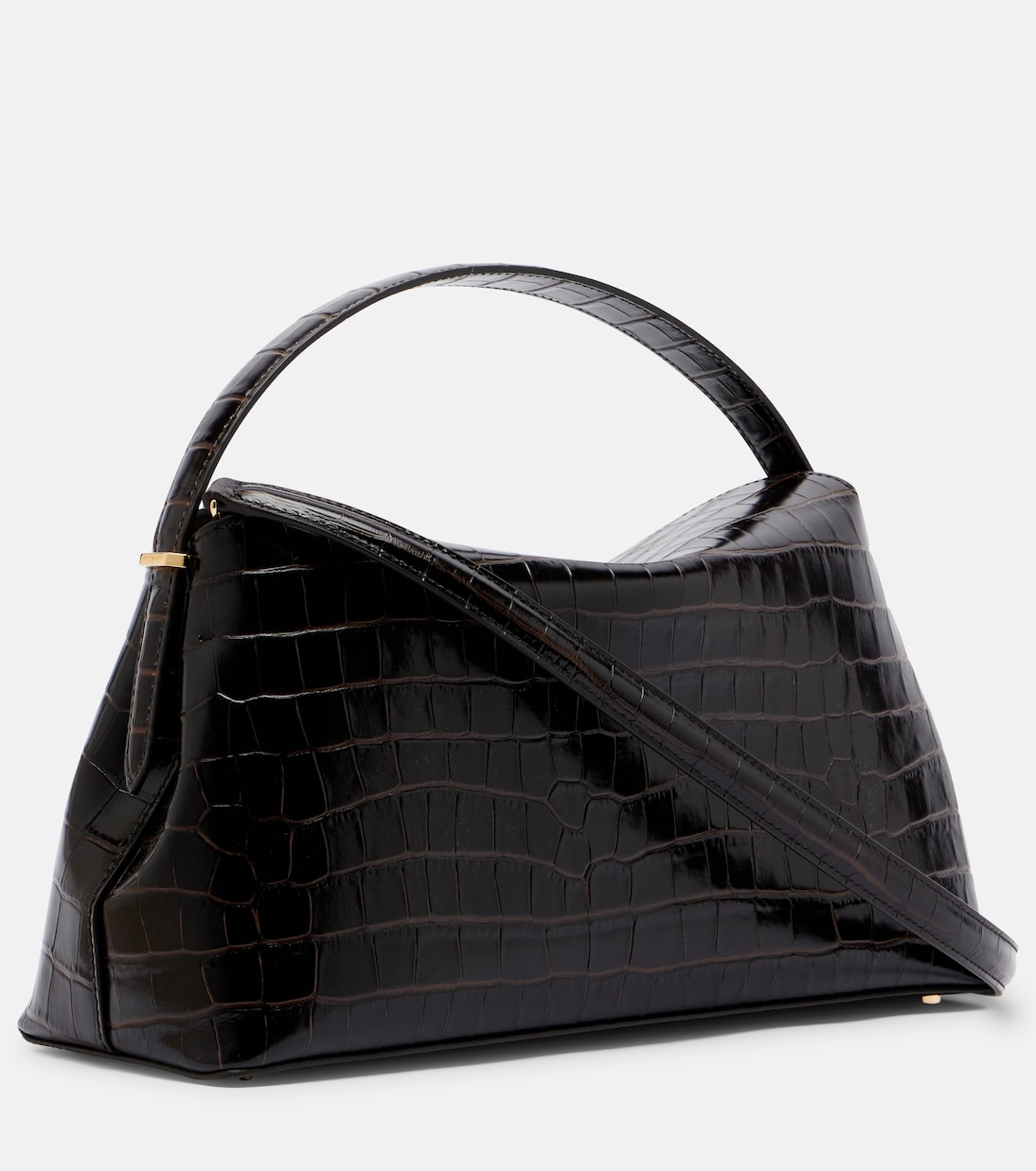 T-Lock croc-effect leather tote bag | Toteme