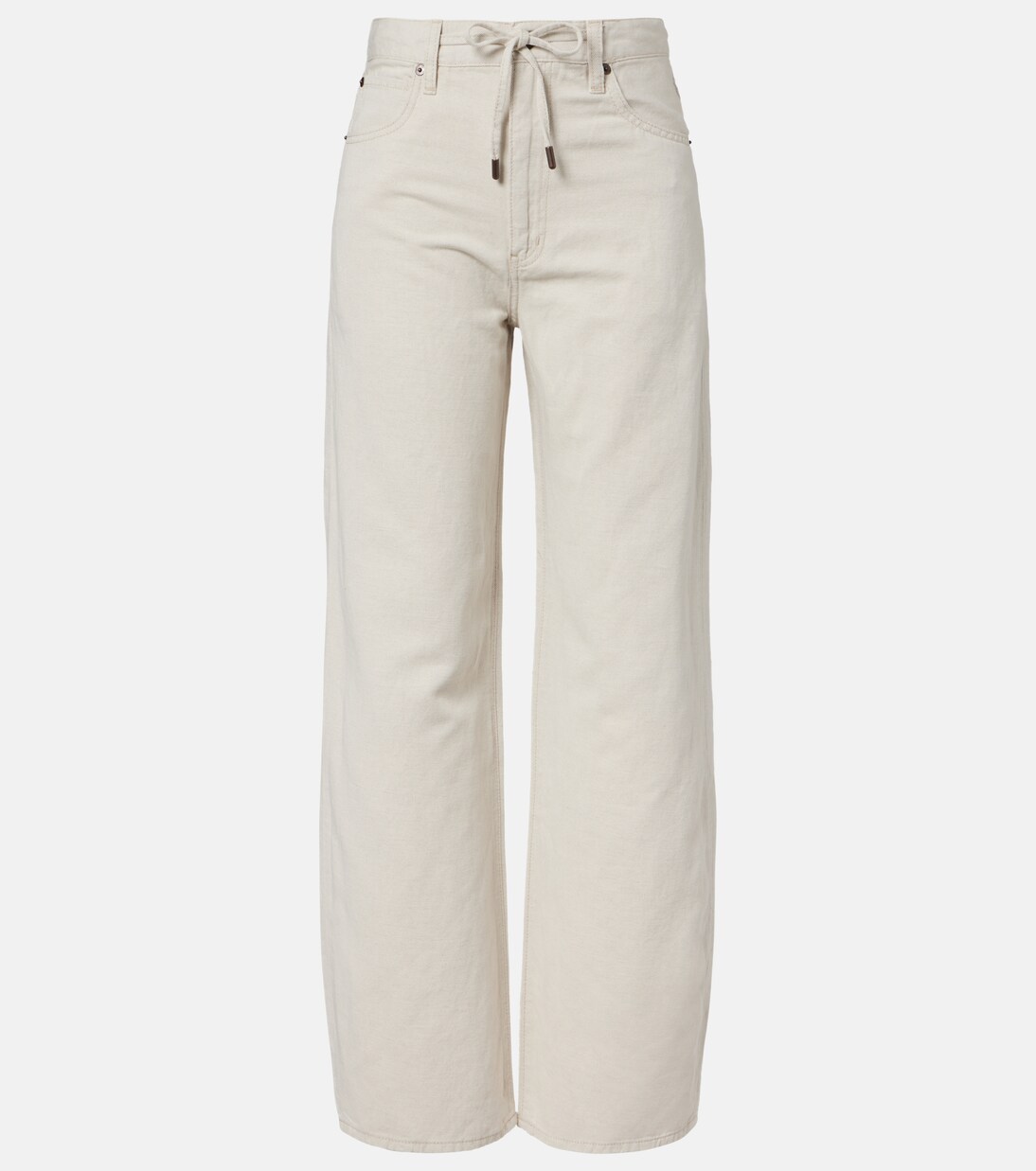 Off Duty Drawstring wide-leg jeans  | Frame