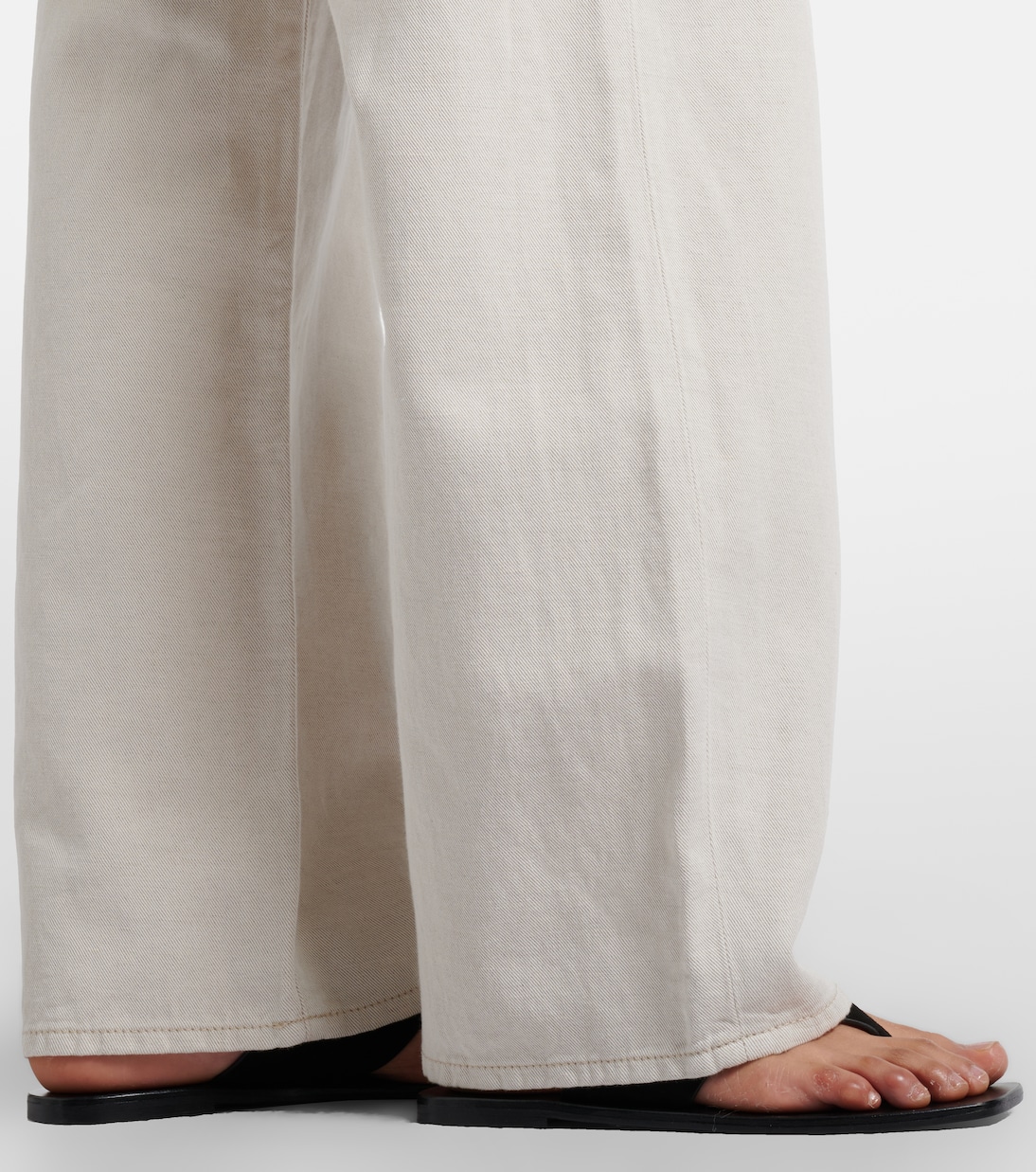 Off Duty Drawstring wide-leg jeans  | Frame