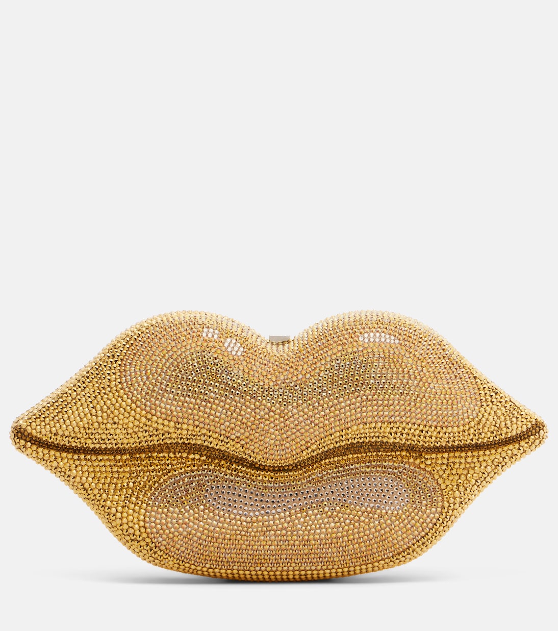 Lips Small crystal-embellished clutch | Judith Leiber Couture