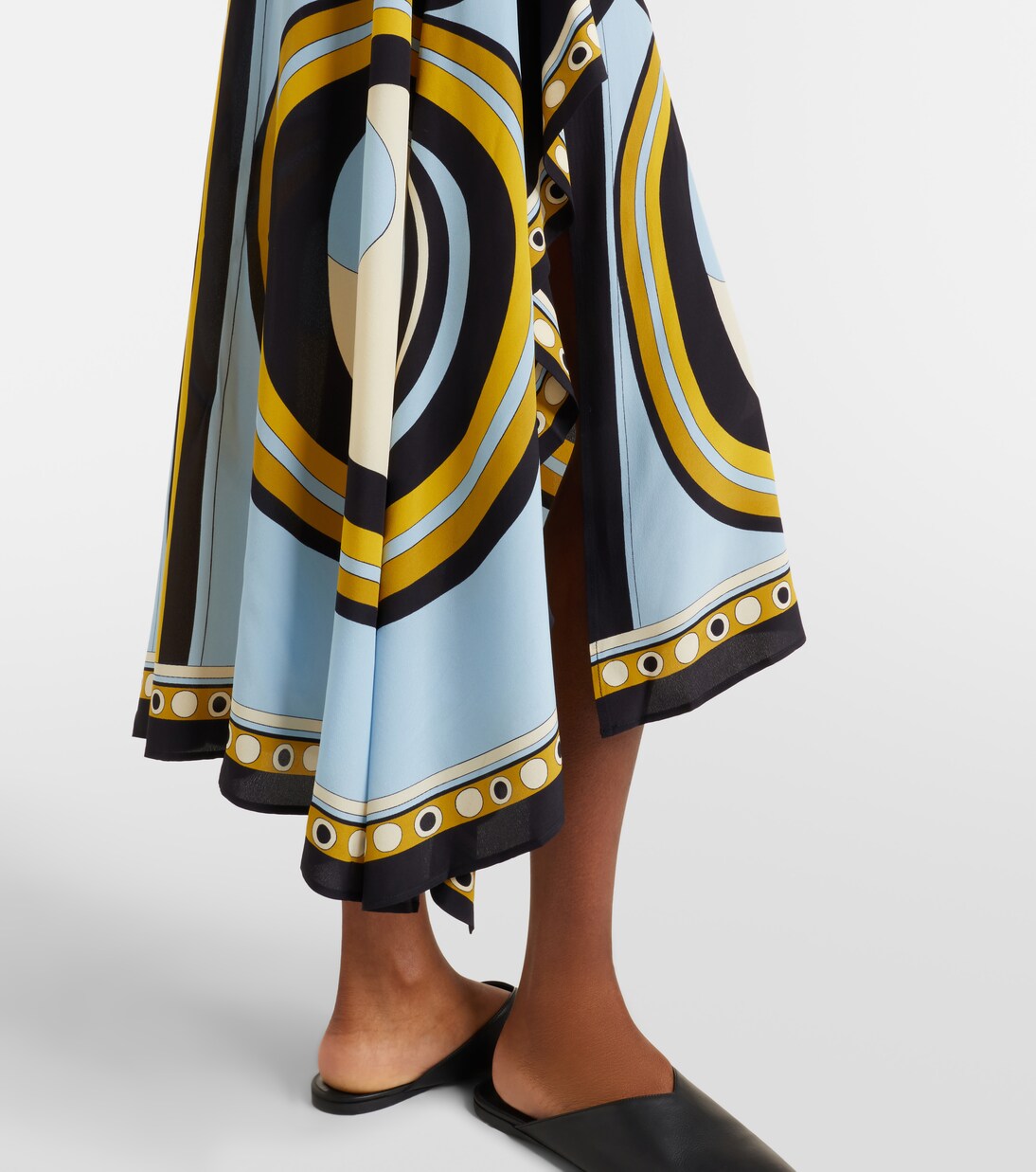 Midikleid Turnaround aus Crêpe de Chine aus Seide | La DoubleJ
