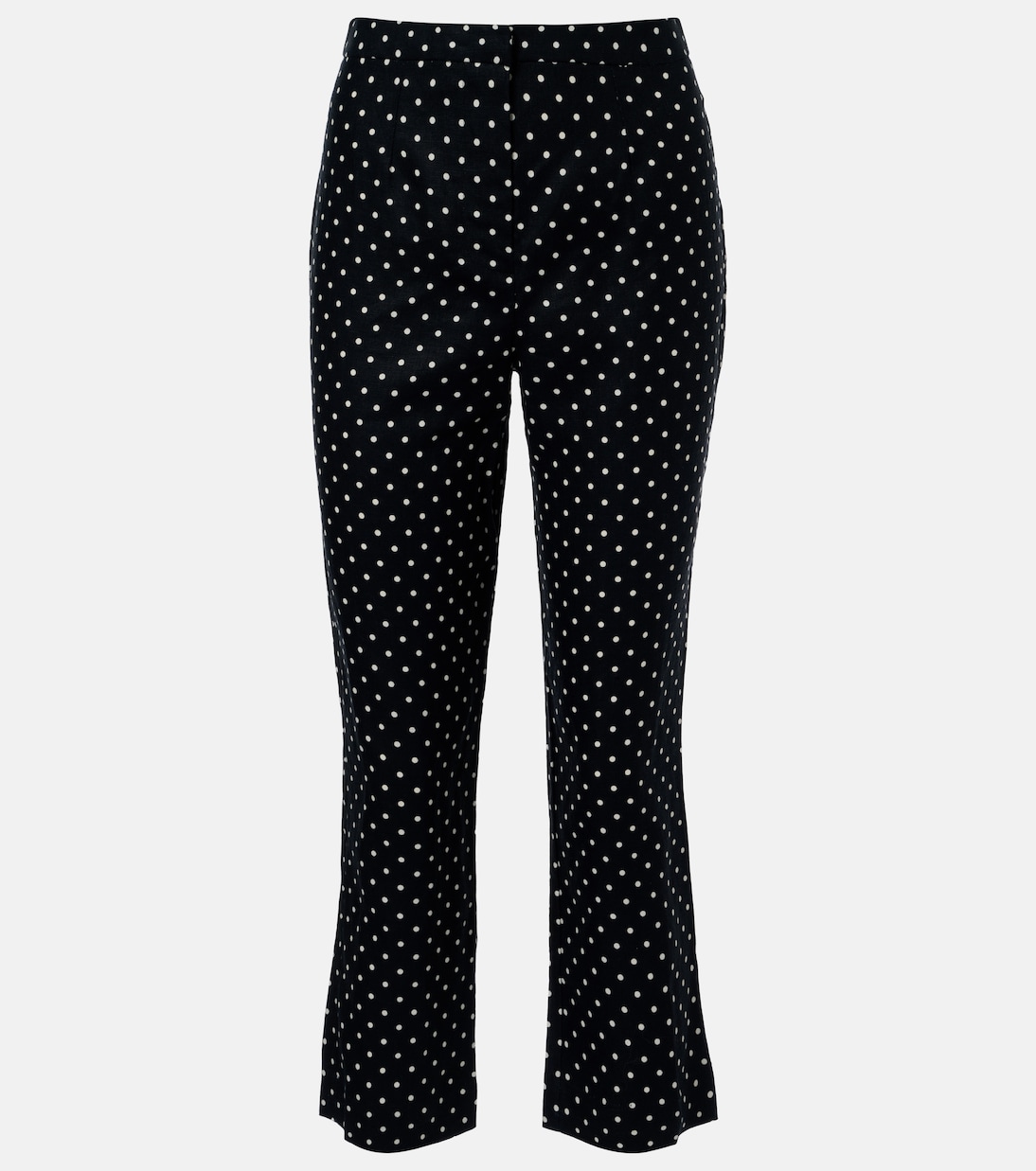 Iria polka-dot linen capri pants | Faithfull