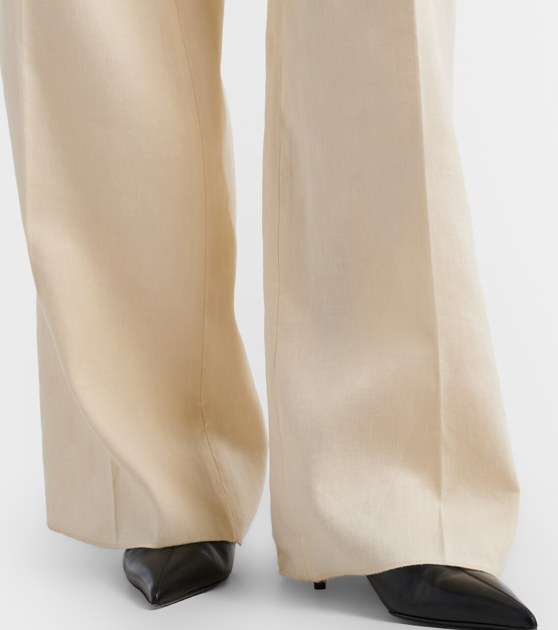 Pantalones anchos Casual Sophistication en mezcla de lino y algodón | Dorothee Schumacher