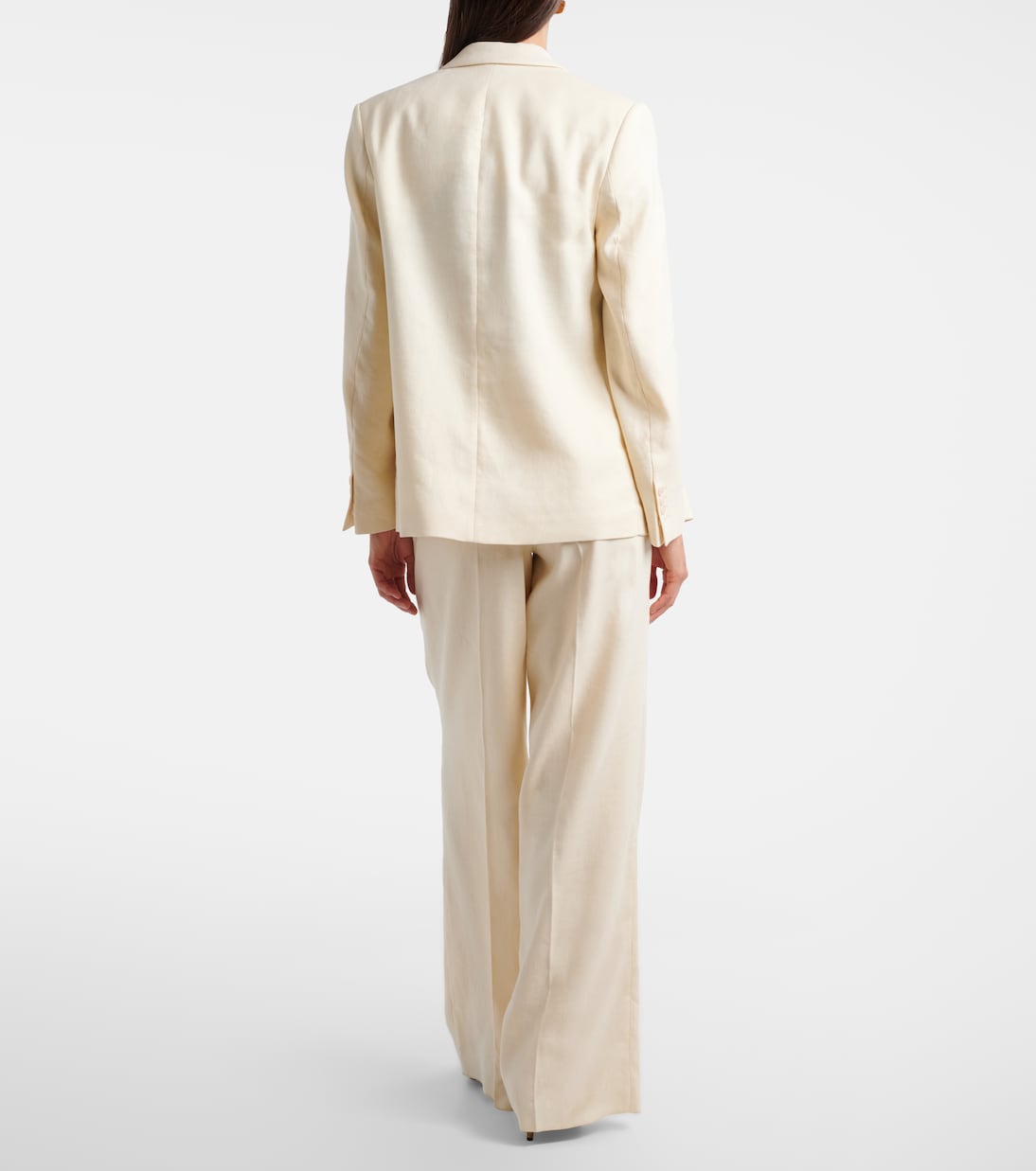 Pantalones anchos Casual Sophistication en mezcla de lino y algodón | Dorothee Schumacher