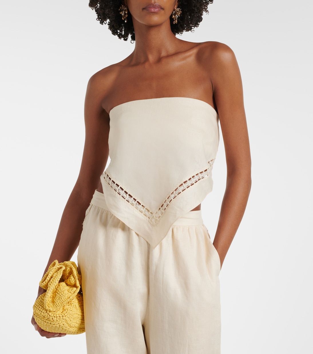 Linen-blend top | Simkhai
