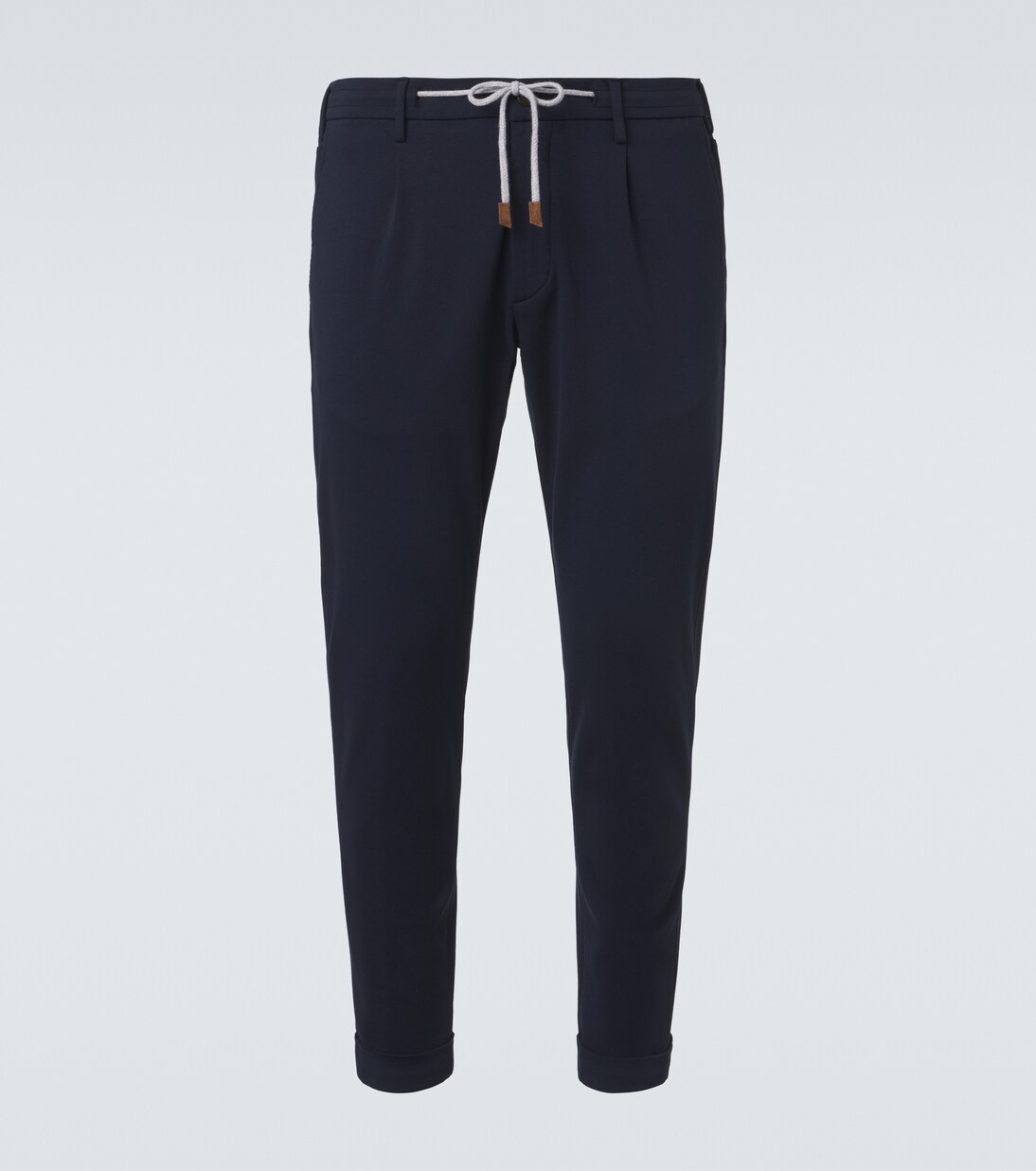 Cotton-blend slim pants | Eleventy
