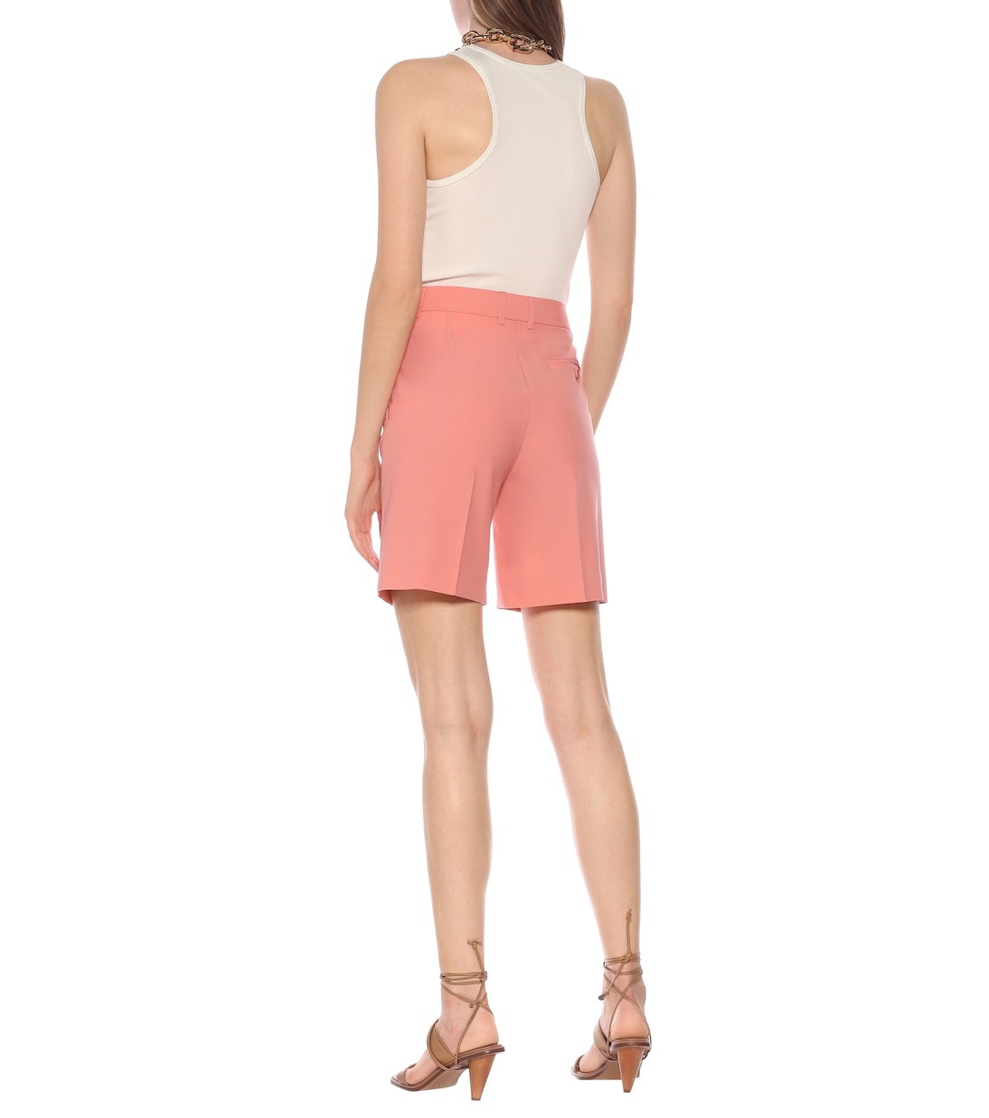 Amber wool Bermuda shorts | Stella McCartney