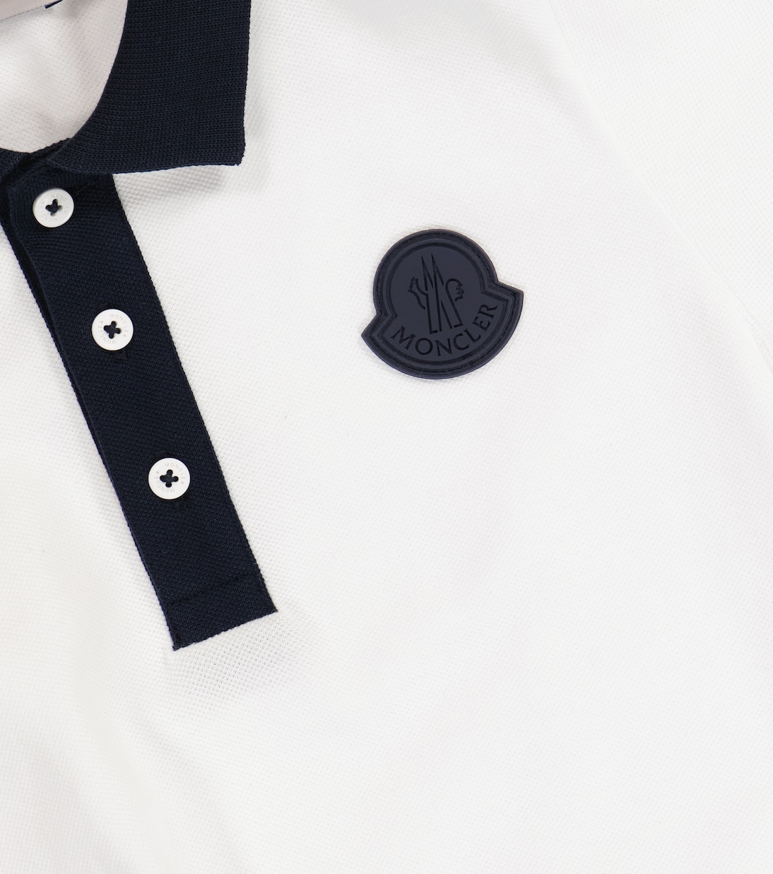 Cotton polo shirt and shorts set | Moncler Enfant