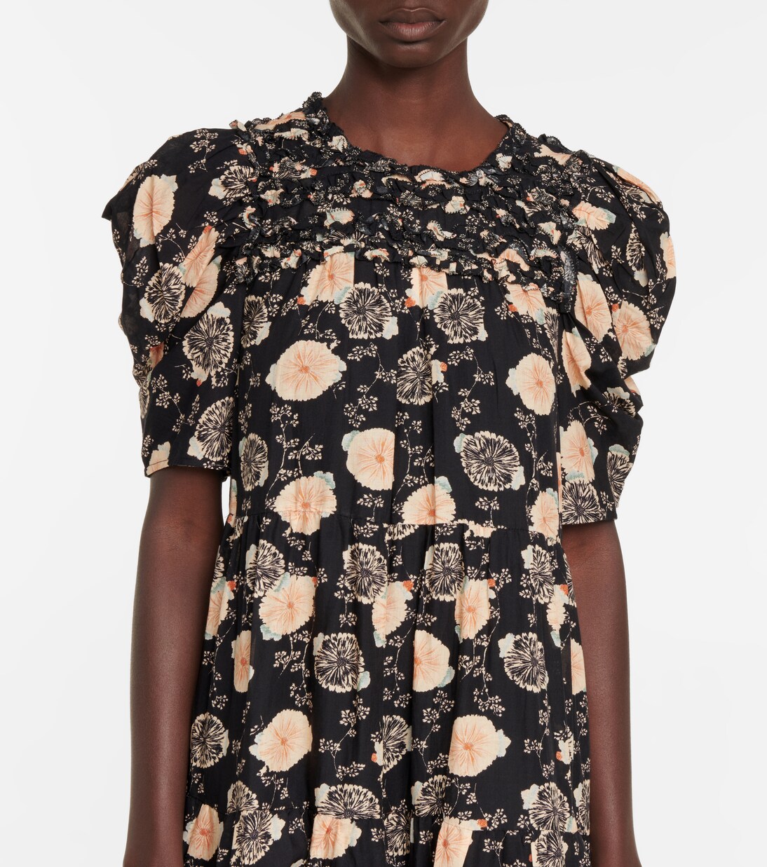 Mini-robe Cassian floral en coton mélangé | Ulla Johnson