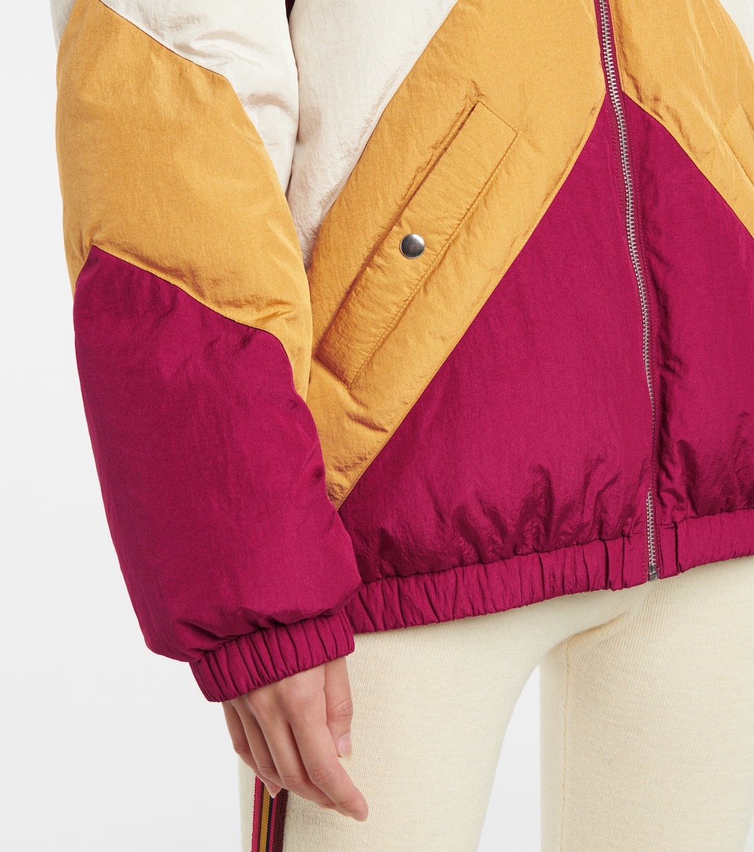 Bacelia colorblocked puffer jacket | Isabel Marant
