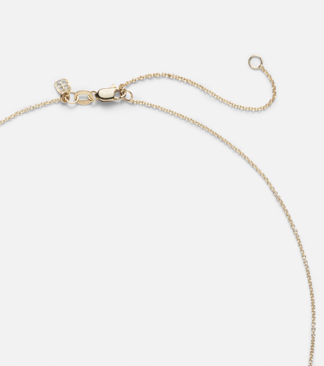 Collar Love de oro de 14 ct con zafiros | Sydney Evan