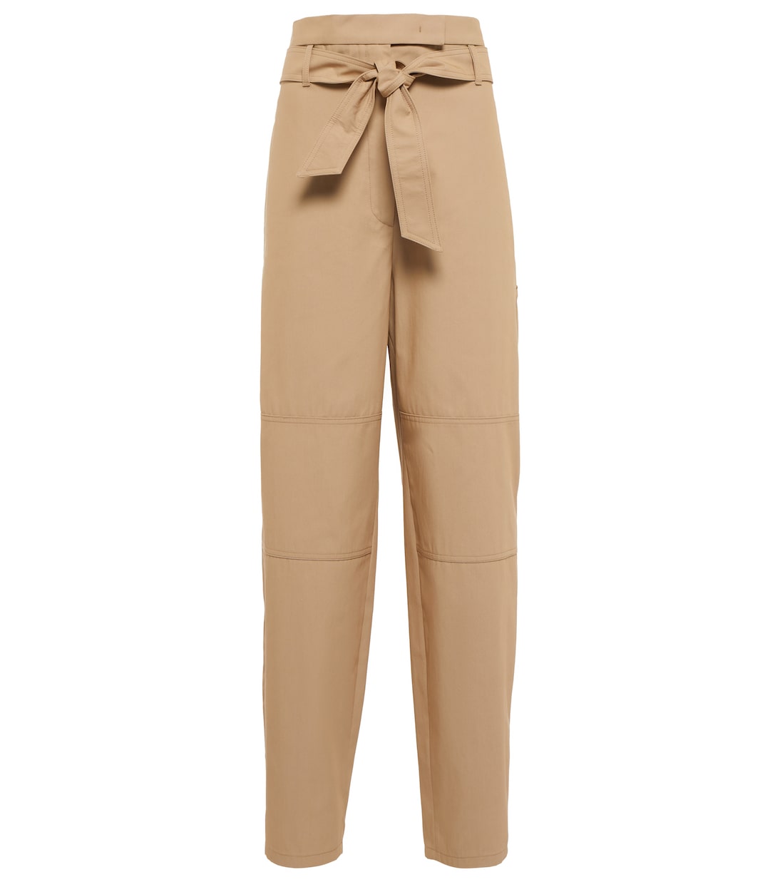 Pantalon paper bag Canossa en coton mélangé | Max Mara