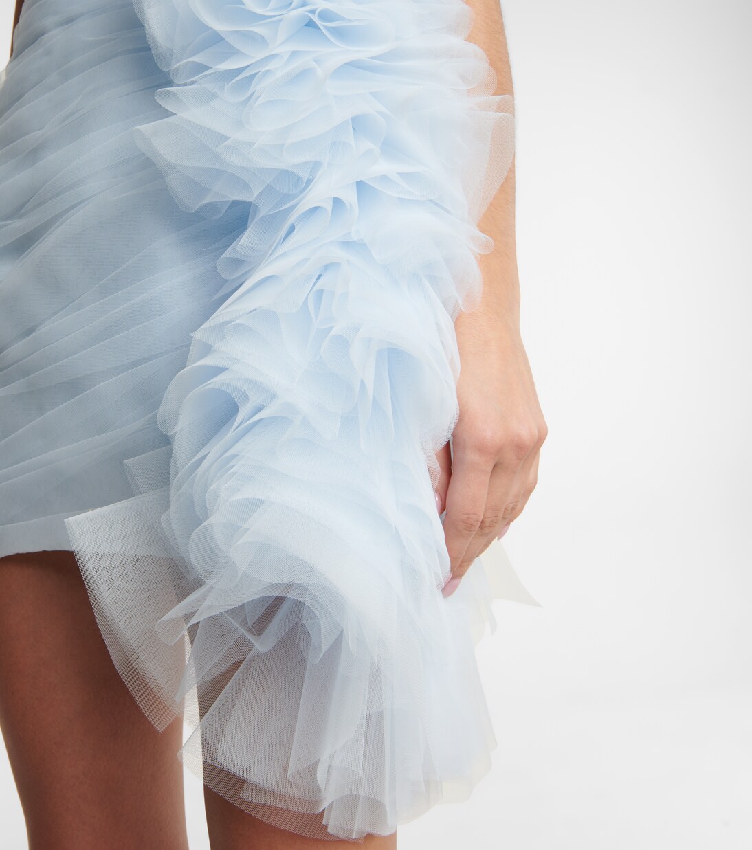 One-shoulder tulle minidress | Giambattista Valli