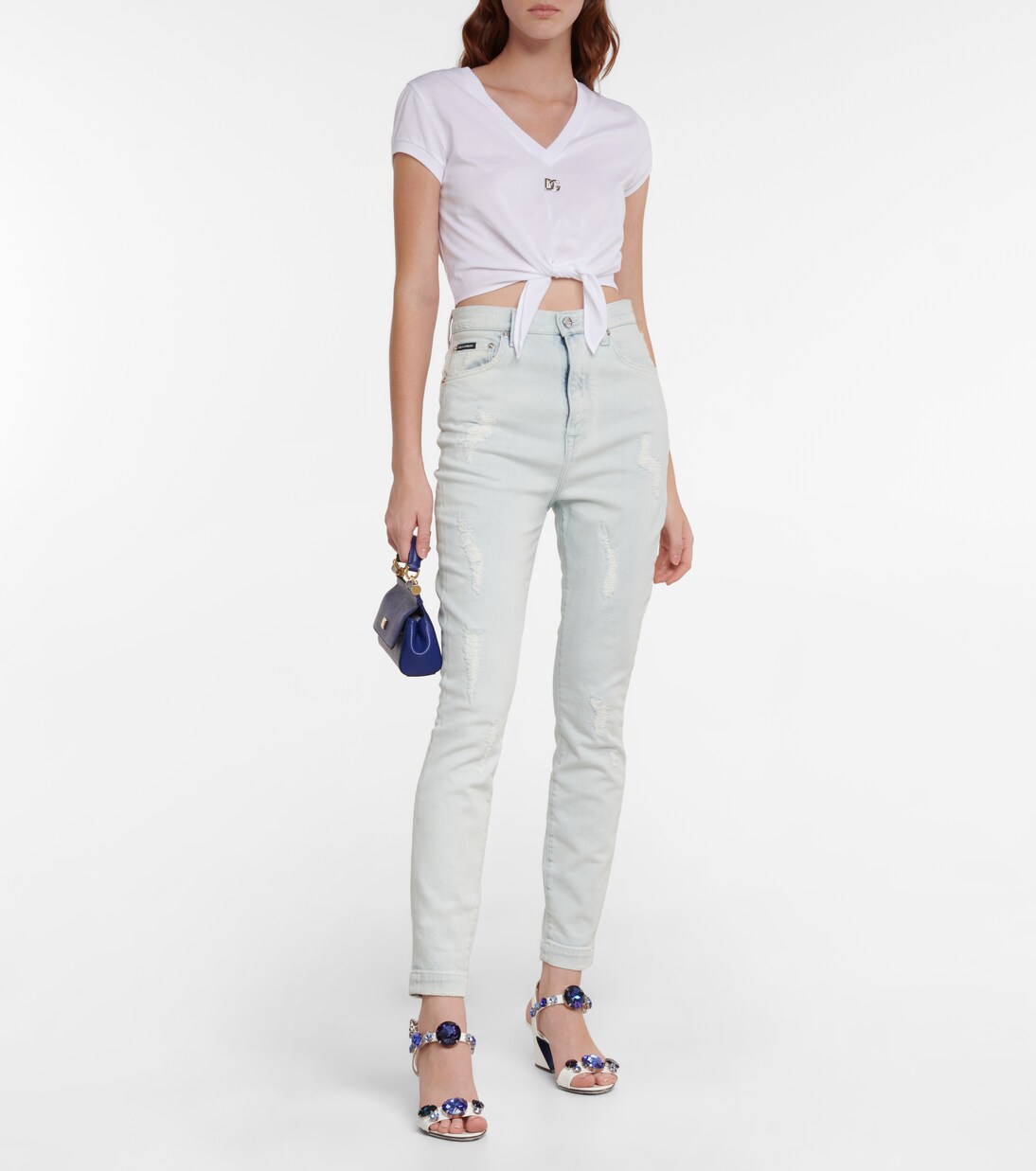 Distressed Skinny Jeans | Dolce&Gabbana