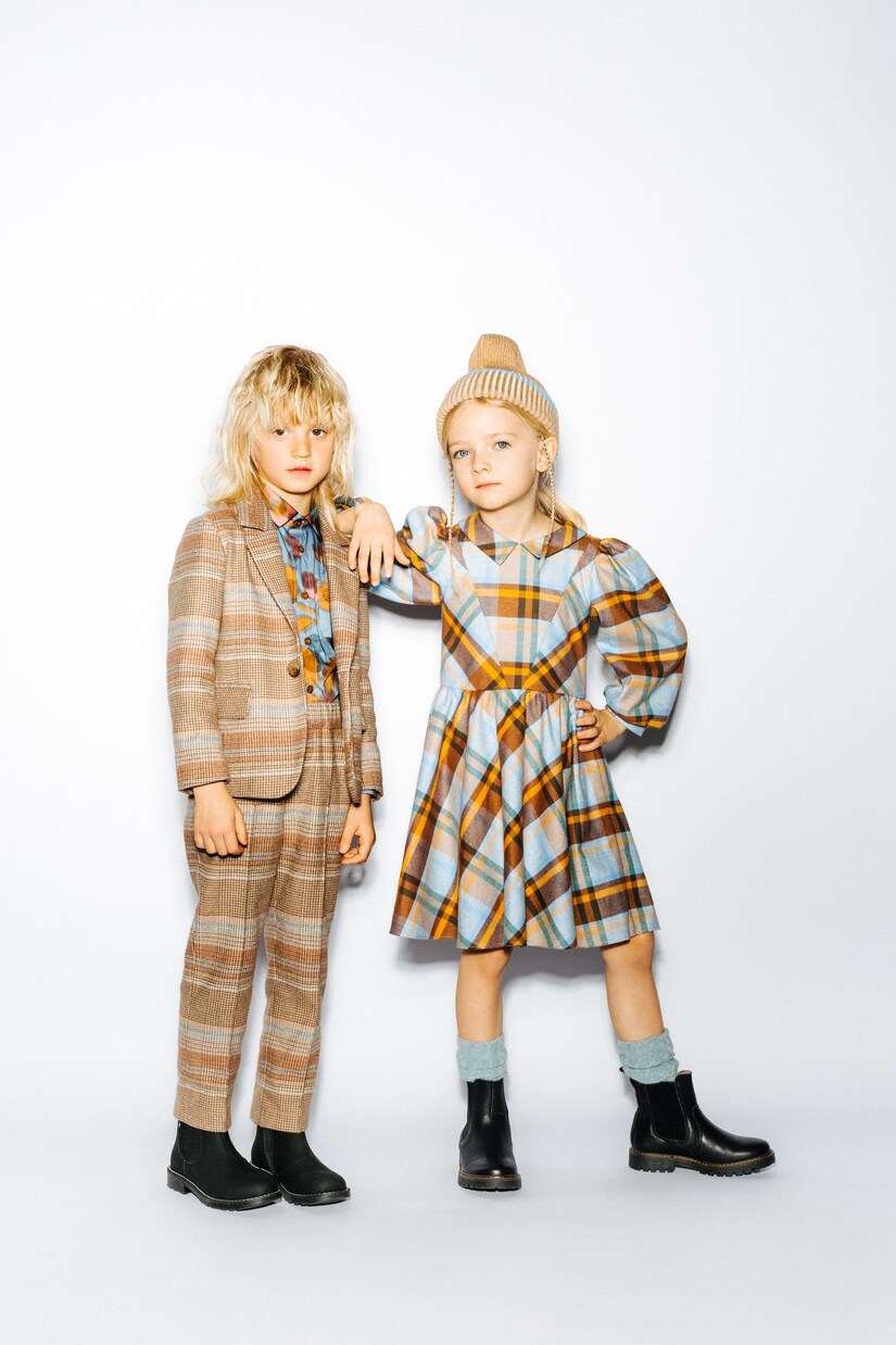 Checked cotton dress | Paade Mode