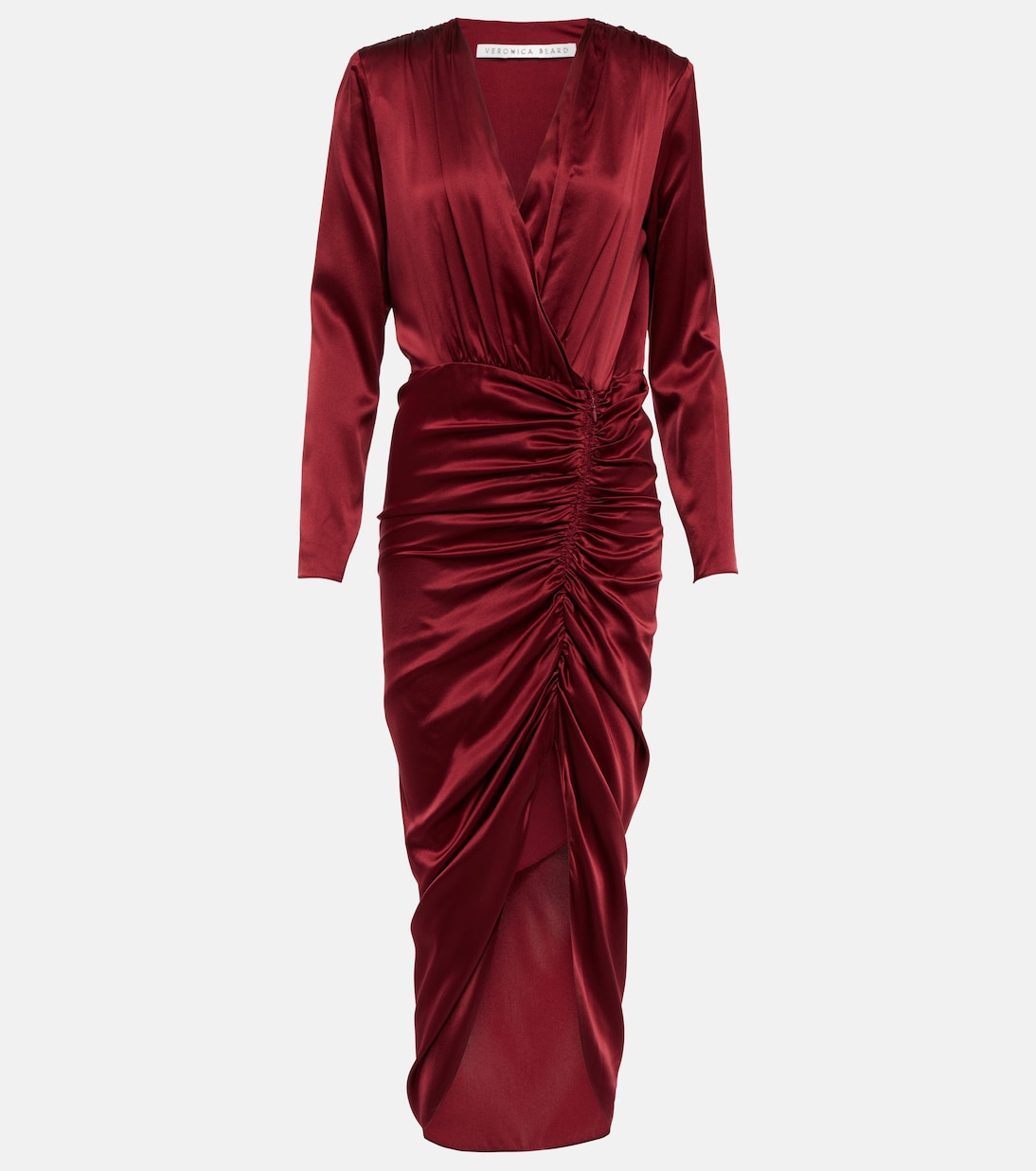 Robe midi Cameri en soie mélangée | Veronica Beard