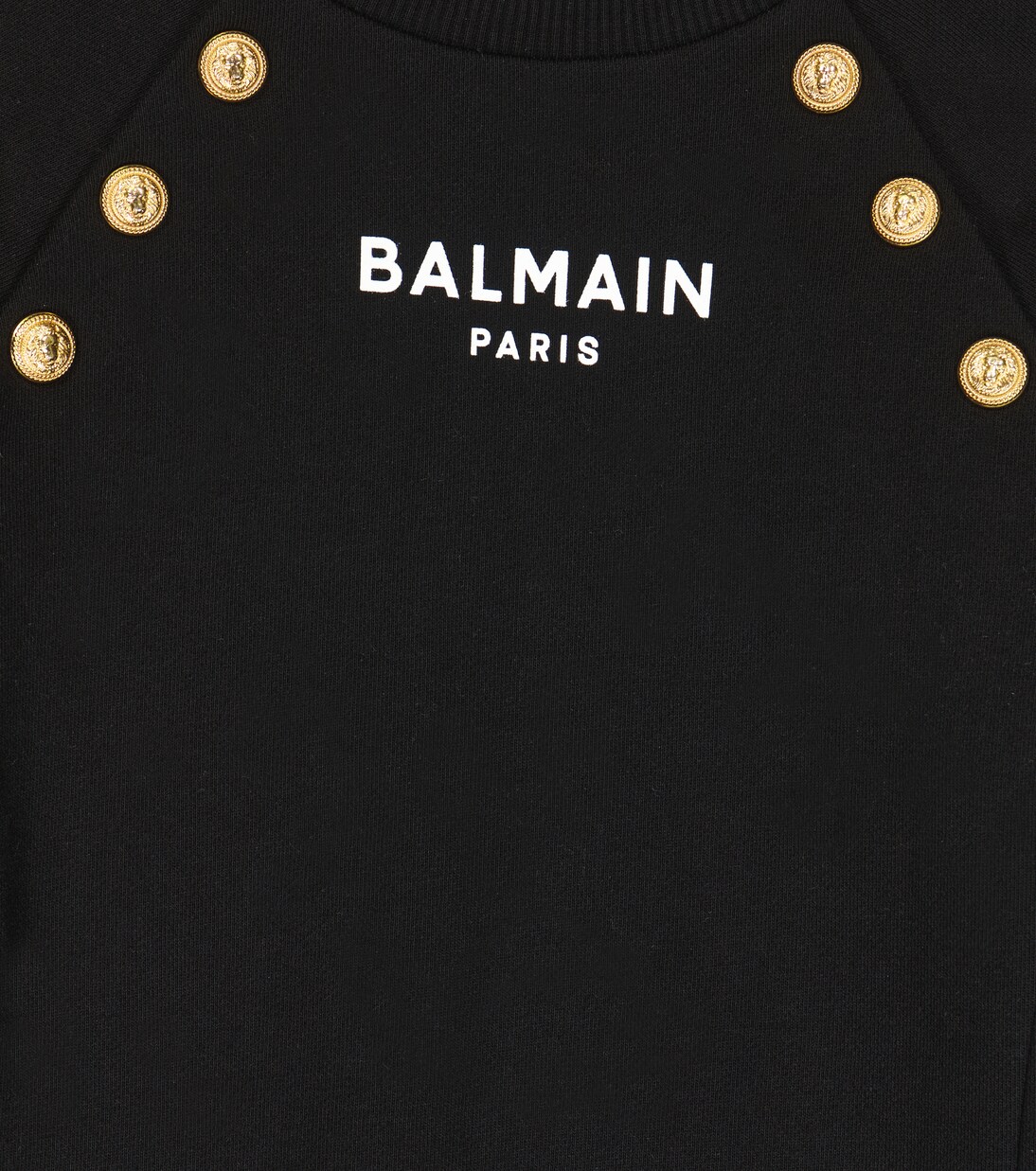 Embellished cotton jersey dress | Balmain Kids