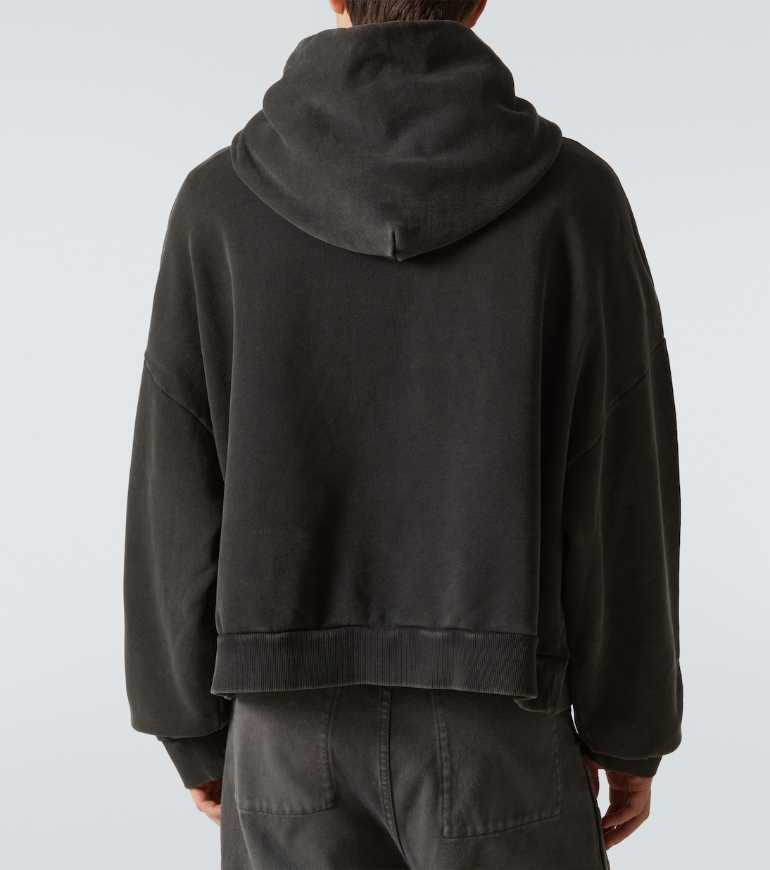 Heavy Hood bleached cotton hoodie | Entire Studios