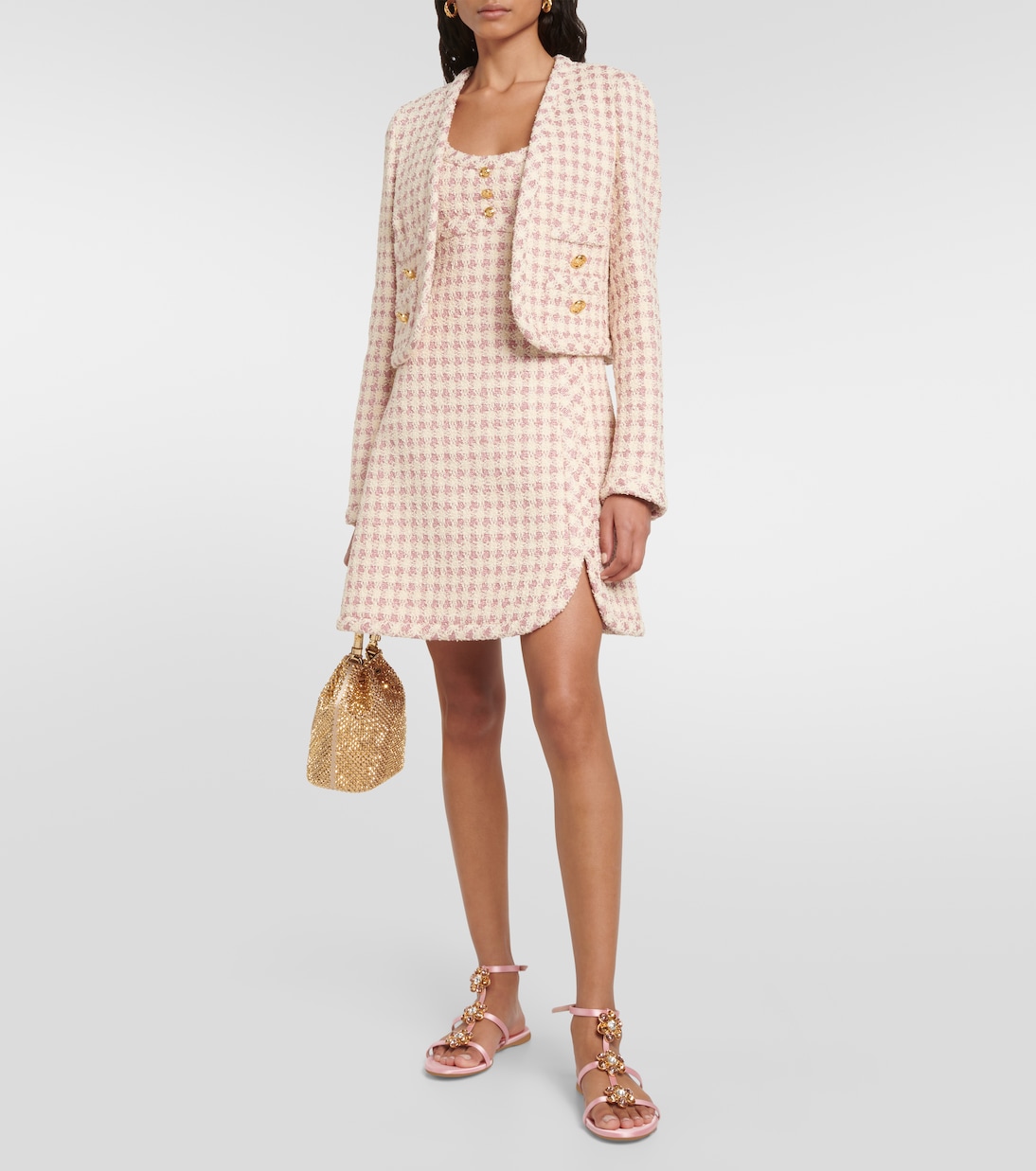 Verzierte Sandalen Jaipur aus Satin | Giambattista Valli