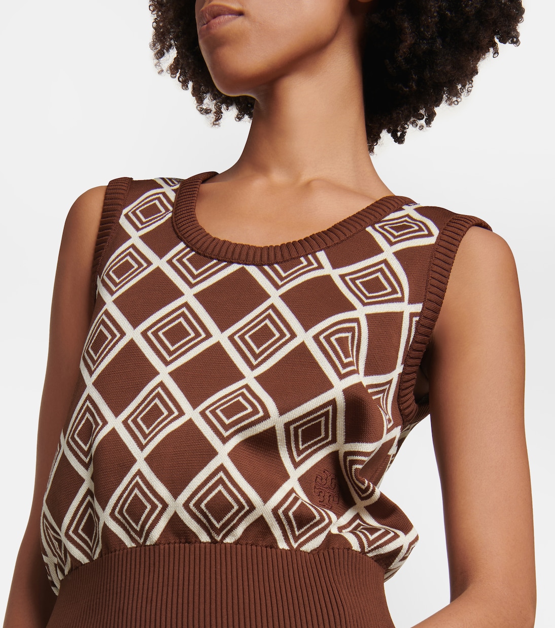 Jacquard vest | Tory Sport