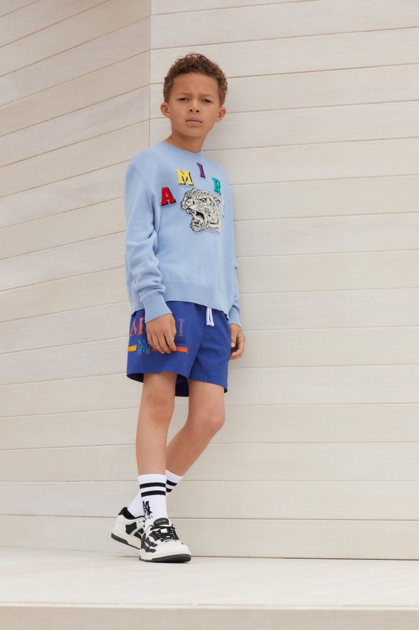 Tiger Varsity cotton sweater | Amiri Kids