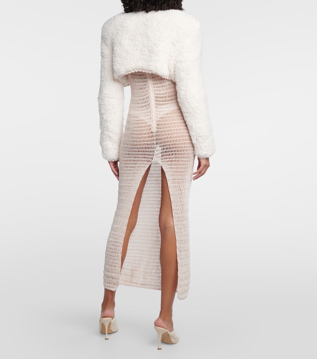 Cropped-Cardigan aus Fleece | Magda Butrym