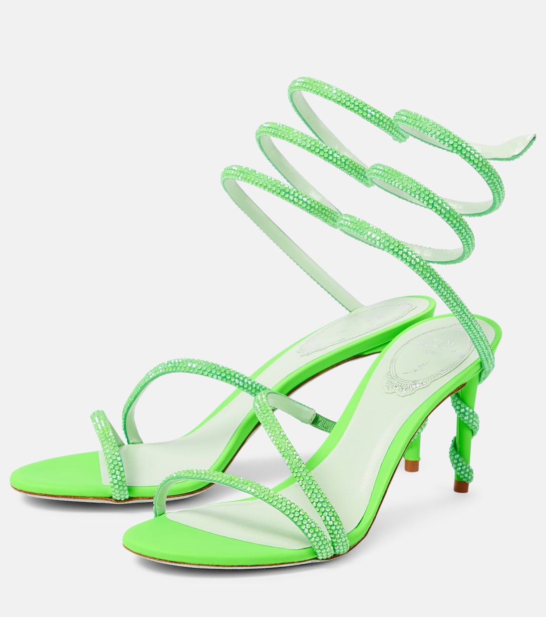 Margot embellished satin sandals | Rene Caovilla