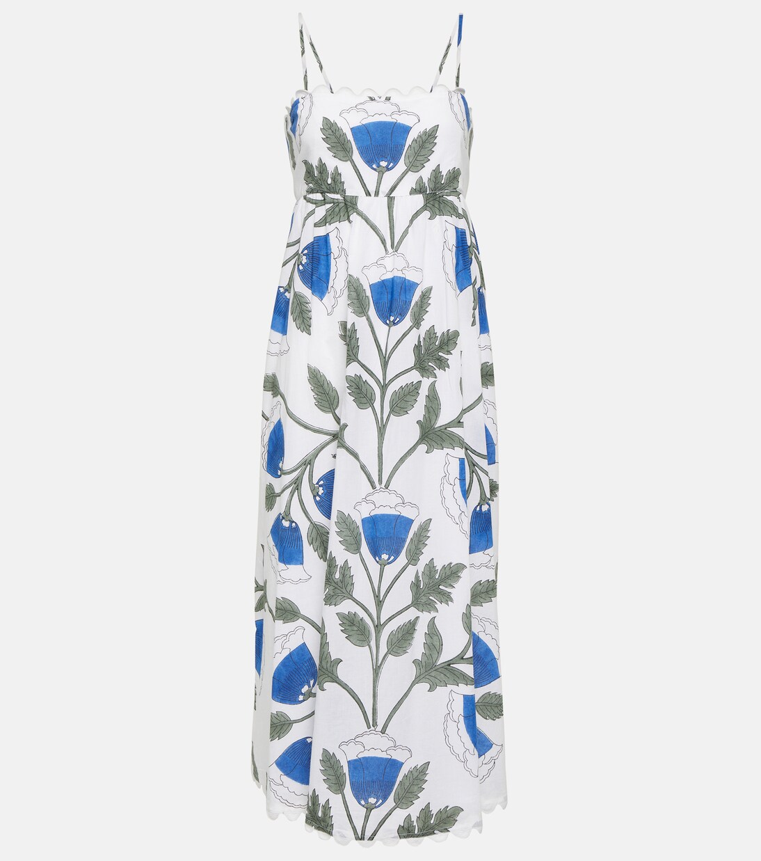 Bellflower cotton midi dress | Juliet Dunn