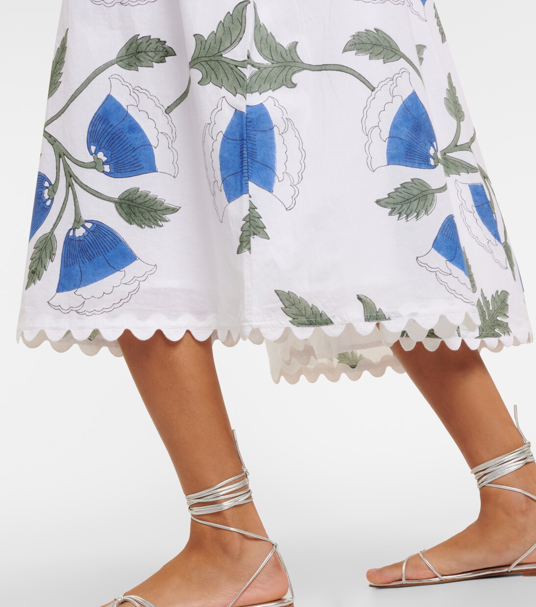 Bellflower cotton midi dress | Juliet Dunn