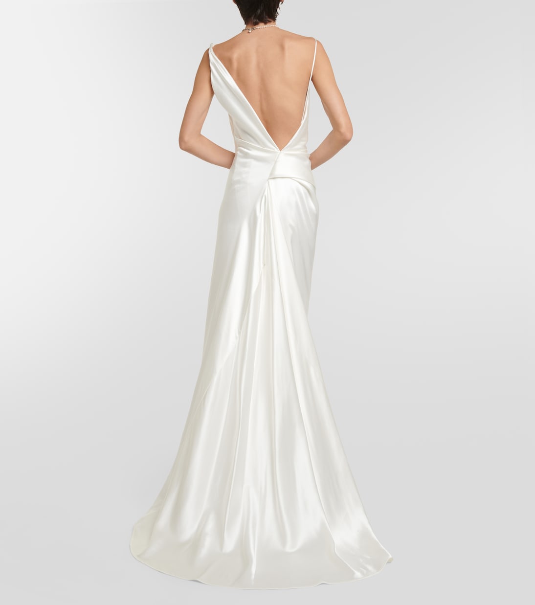 Bridal Minerva silk satin gown | Vivienne Westwood