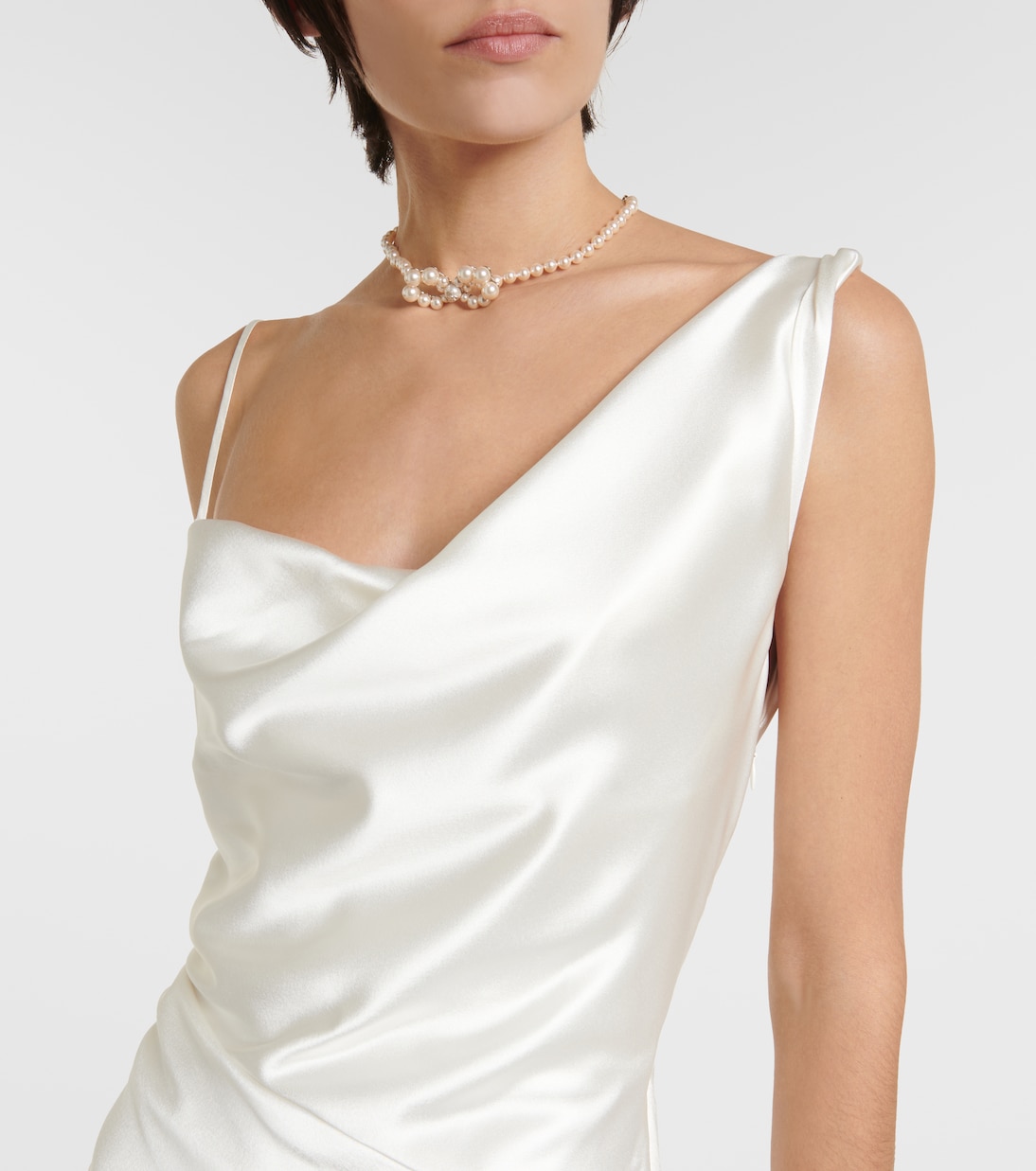 Bridal Minerva silk satin gown | Vivienne Westwood