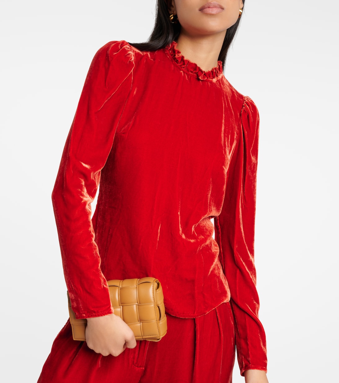 Bluse Mariene aus Samt | Ulla Johnson