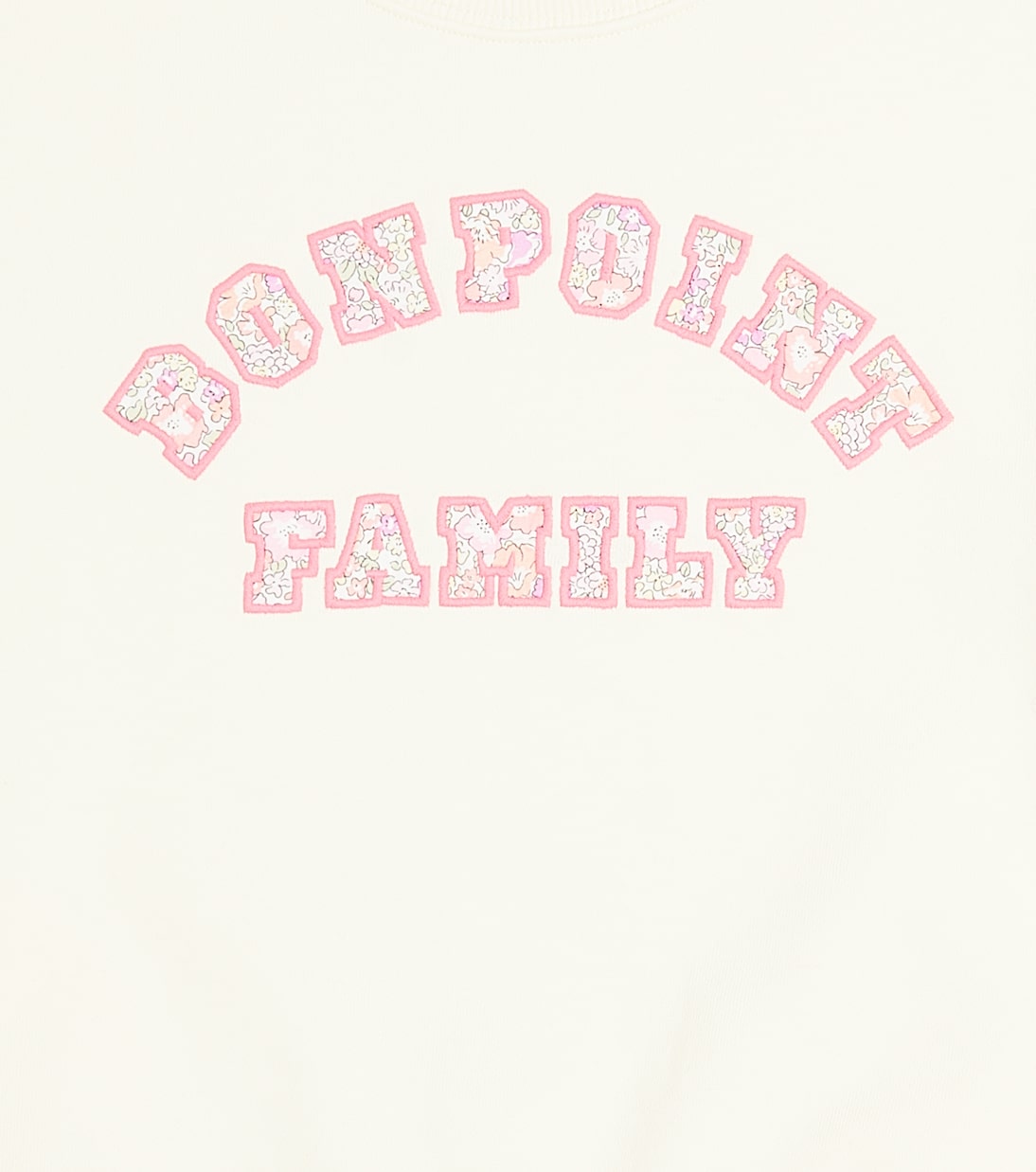 Fleurette cotton jersey sweatshirt | Bonpoint